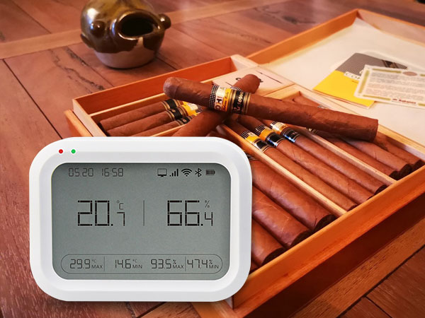 COEUS-WIFI Temperature Humidity Data Logger for Cigar