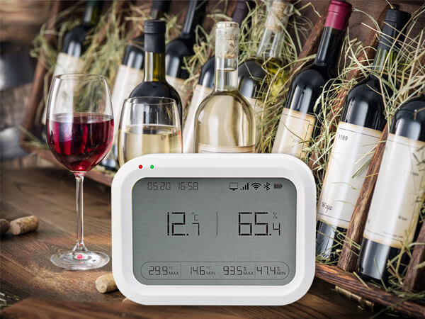 COEUS-WIFI Wireless Temperature Humidity Data Logger for Red Wine