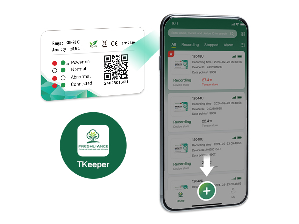 BlueTag T10 Bluetooth Temperature Data Logger for Insulin
