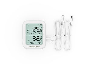 Bluetooth temperature monitor suitable for laboratories