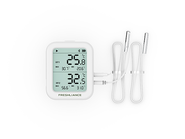 Bluetooth temperature humidity data logger for warehousing cold chain ...
