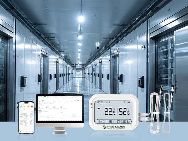 Freezer & Refrigerator Real-time Temperature Data Logger and Monitoring Solution