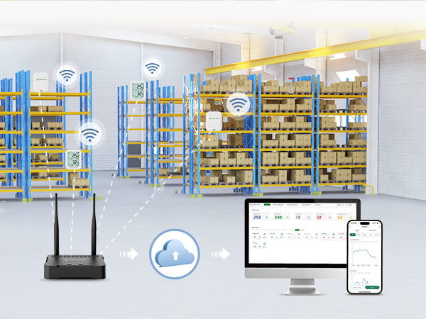 Real-time temperature monitoring of walk-in refrigerators