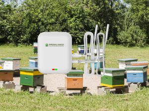 Beehive Bluetooth temperature recorder with app to view data