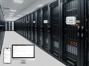 Real-time temperature alarm in data room