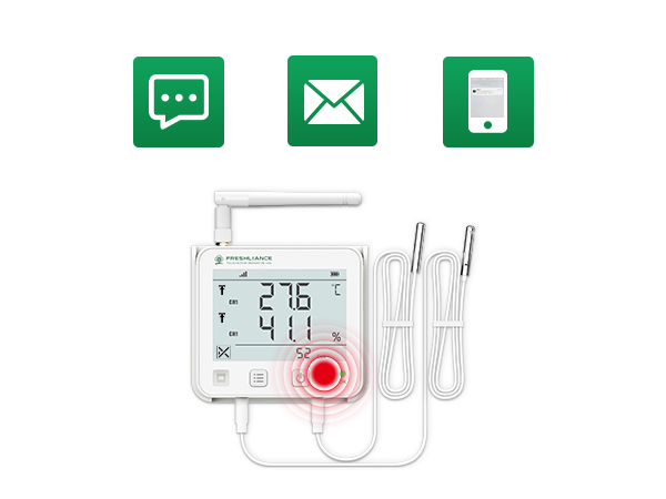 GSP100 Wireless Real-time Data Logger for Greenhouses and Warehousing