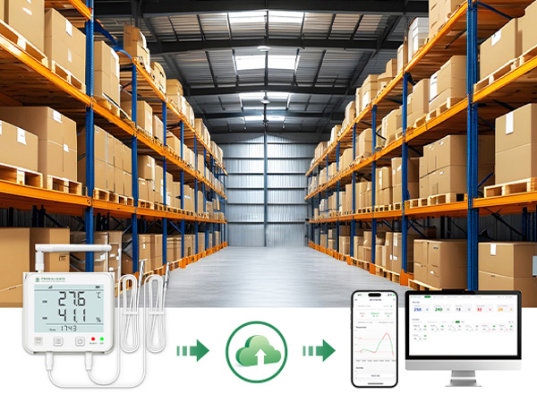 GSP100 Wireless Real-time Data Logger for Greenhouses and Warehousing