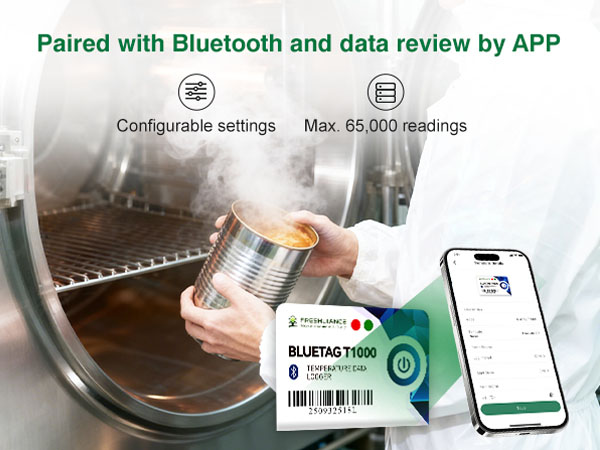BlueTag T1000 Bluetooth High Temperature Data Logger