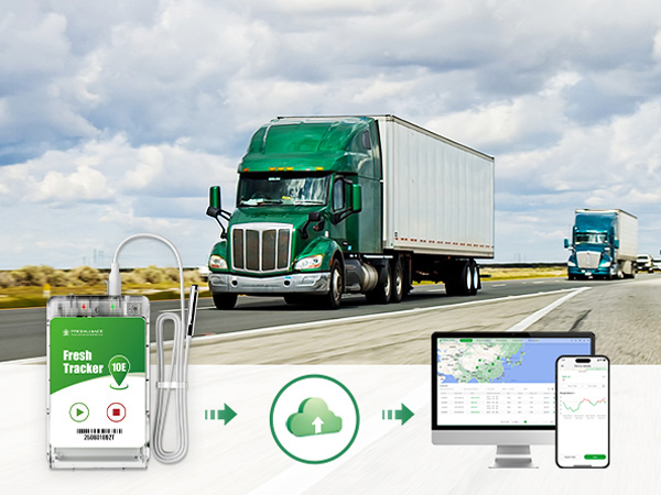 Fresh Tracker 10E Cellular Data Logger for Temperature and Geolocation Monitoring