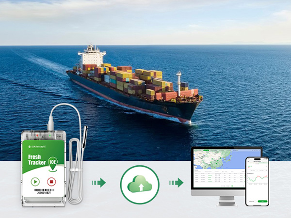 Fresh Tracker 10E Cellular Data Logger for Temperature and Geolocation Monitoring